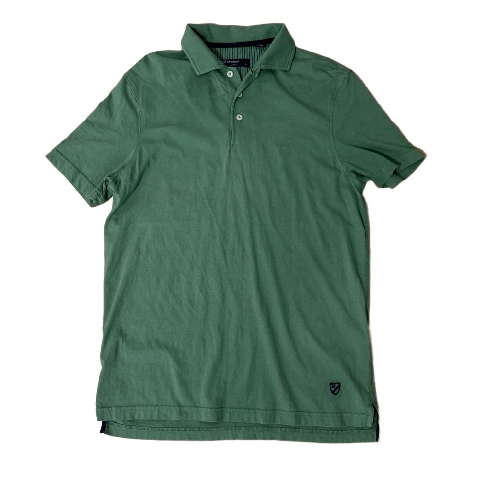CREMIEUX Polo Shirt Mens Size S Green Preppy Embroidered Logo Classic Sophistica